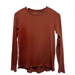 American Eagle  Juniors Xsmall  Soft & Sexy Plush Rust Long Sleeve Top Women 0091 Photo 0