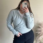 Free People NWT  lupine light blue wrap top Photo 1