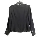 W&B VINTAGE Black Button Down Tweed Jacket with Pockets. Size 4. Photo 3