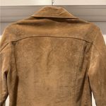 Live a Little  Brown Suede Leather Jacket Blazer Size S Western Rustic Moto Chic Photo 5