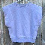 EUC Aritzia / Wilfred Free Sleeveless Sweatshirt Purple Size L Photo 7