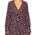 Free People  Little Animal Pullover in Blue Fig Combo nwot size m Photo 4