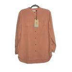 prAna NWT  Relaxed Railay Lightweight Button Long Sleeve Top UPF 50+ Top S Pink Photo 10