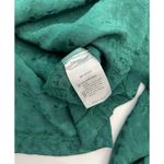 Koche Elegant Emerald Green Blouse Jacquard Black Lace Embroidered Size 36 or 6 Photo 8