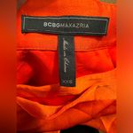 BCBG Maxazria Satin Maxi Wrap Skirt Poppy Red XXS size 2 Photo 6