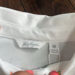 Lady Hagen  Sleeveless Golf Polo shirt White Fruit print Size M NWT Tennis Active Photo 3