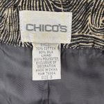 Chico's  Embellished‎ Jacket Beaded Neckline 3/4 Sleeve Party Occasion Size 3 Photo 6