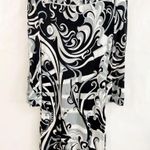 Emilio Pucci  Black and White Print Dress Size 38 Photo 1
