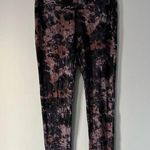 Rachel Zoe  purple black tie dye Leggings size medium Photo 0