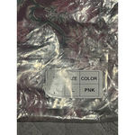 Vermont Country Store Peasant Blouse Smock Womens L Maroon Floral Short Sleeve Pink Size L Photo 8