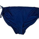 Athleta Cinch Full Bottom Navy Swimsuit bikini bottoms size Medium Photo 2