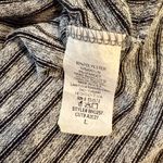 Lime n Chili Striped Gray Button-Up Women Sweater Photo 4