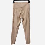 Aerie Women’s  Move 7/8‎ Leggings High Rise Tan Size Medium Cutouts Pockets Photo 4