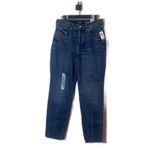 Old Navy High Rise Slim Jeans with Frayed Hem Photo 3