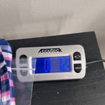 Woman Within  Plaid Button‎ Up Top Blue 1X Photo 11