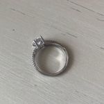 Lulus Cubic Zirconia silver tone rhinestone ring size 6  Photo 2