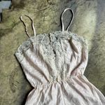 American Vintage Vintage Powder Pink With Cream Lace Bodysuit Photo 1