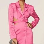 For Love & Lemons Marie Blazer Mini Hot Pink Dress, Size Small NEW Photo 0