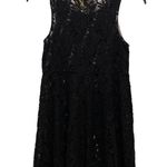 Free People Women’s Small Petite Black See Through Swim Suit Cover Up Photo 2