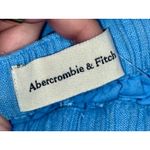 Abercrombie & Fitch NWT Blue Linen Casual Bermuda Cargo Utility Shorts Womens XS Photo 2