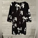 Taylor‎ Bell Sleeve Contrast Print Dress size 6 work wear Black Photo 1