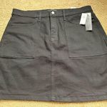 Banana Republic Black Denim Skirt Photo 0