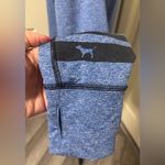 PINK - Victoria's Secret PINK Victoria’s Secret Heather Blue Logo Hoodie Pullover Size Large Photo 2