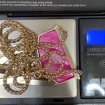 Kendra Scott Magenta Mother of Pearl Ellen Long Fringe Necklace Photo 8