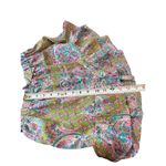 Juicy Couture VTG Floral Paisley Elastic Waist Ruffle Hemline Mini Skirt M Photo 4