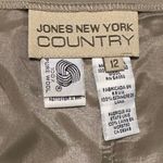 Jones New York  Country Khakis Split In Back Zipper On Side Size 12 Great Cond Photo 7