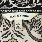 Max Studio  Floral Print Open Front Wide Sleeve Kimono Sz L Photo 7