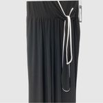 Tahari NWT USA Women’s 2X Liquid Knit Wide Leg Black & White Sleeveless Jumpsuit Photo 2