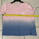 Hollister  Women Blue/Pink Casual tie dye shirt size L Photo 5