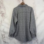 Athleta  Shirt Jacket Womens XLarge Textured Button Up Braiden Black White 882490 Photo 8