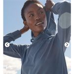 Garnet Hill Garnett Hill Trainer Hooded Dress, Sweatshirt, Side Zippers, Kangaroo Pocket Photo 2