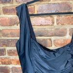 J.Crew NWT  Black Ruched Square Neck One-Piece Swim Bathing Suit Women's Size 24 Photo 2