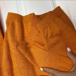 Free People FP Beach Womens Crew Neck Crop Sweater Top in Golden Orange Size XS Photo 5