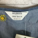 Splendid NWT x Gray Malin Chambray Sunshine Embroidered Romper Photo 4