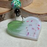 Hand Crafted Green Axolotl Key Holder Photo 2