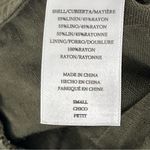 Rails  Harper Olive Green Linen Blend Belted Waist Pockets Jumpsuit, Size Small Photo 3