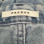 PacSun  90s Boyfriend Carpenter Jeans Floral Print Light Wash Size 27 Photo 2