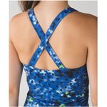 Lululemon Kanto Catch Me Racerback Tank Windy Blooms Sapphire Blue Size 4 Small Photo 7