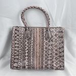 Michael Kors Mercer large tote handbag snakeskin pink Photo 1