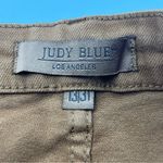Judy Blue High Rise Control Top Wide Leg Crop Jean Camel Brown Size 13 / 31 Photo 2