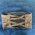 Kendall + Kylie Bandeau Cheetah Bathing Suit Top Photo 1