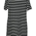 Old Navy  Stripe Black & White Mini
Dress(Size Medium Photo 0
