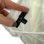 Lulus NWOT Aramis White Embroidered Lace Strapless Bustier Midi Dress Large Photo 5