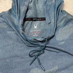 Spyder  Active Hoodie SweatShirt Blue Camouflage Stretch Pullover Size M Photo 8