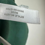 J.Crew Essential Squareneck Tank Top Cotton Basics Relaxed Green Medium NWT Photo 6