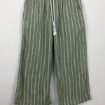 BeachLunchLounge Cotton Linen Margot Cropped Pants Size Small Photo 0